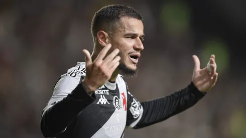 Coutinho jogador do Vasco durante partida contra o Sport no estadio Sao Januario pelo campeonato Brasileiro A 2025. Foto: Thiago Ribeiro/AGIF