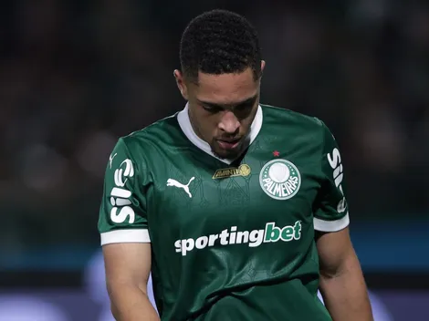 Torcida do Palmeiras da veredito sobre Vitor Roque após derrota para o Bahia