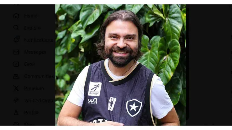 Foto: Reprodução - João Paulo Magalhães Lins, presidente do Botafogo.