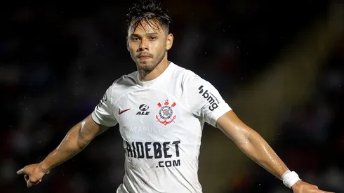 Romero durante confronto contra o Botafogo-SP no Campeonato Paulista de 2024.