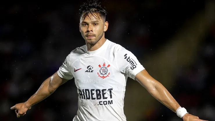 Romero durante confronto contra o Botafogo-SP no Campeonato Paulista de 2024.