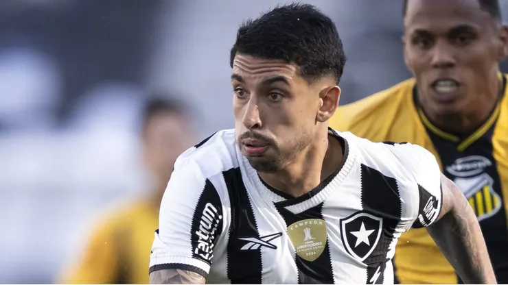 Santiago Rodriguez jogador do Botafogo durante partida contra o Novorizontino em Amistoso