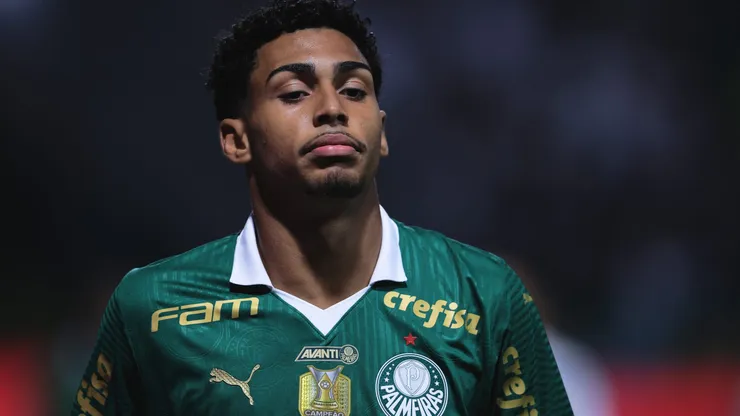Luighi jogador do Palmeiras durante partida contra o Atletico-GO no estadio Arena Allianz Parque pelo campeonato Brasileiro A 2024. Foto: Ettore Chiereguini/AGIF