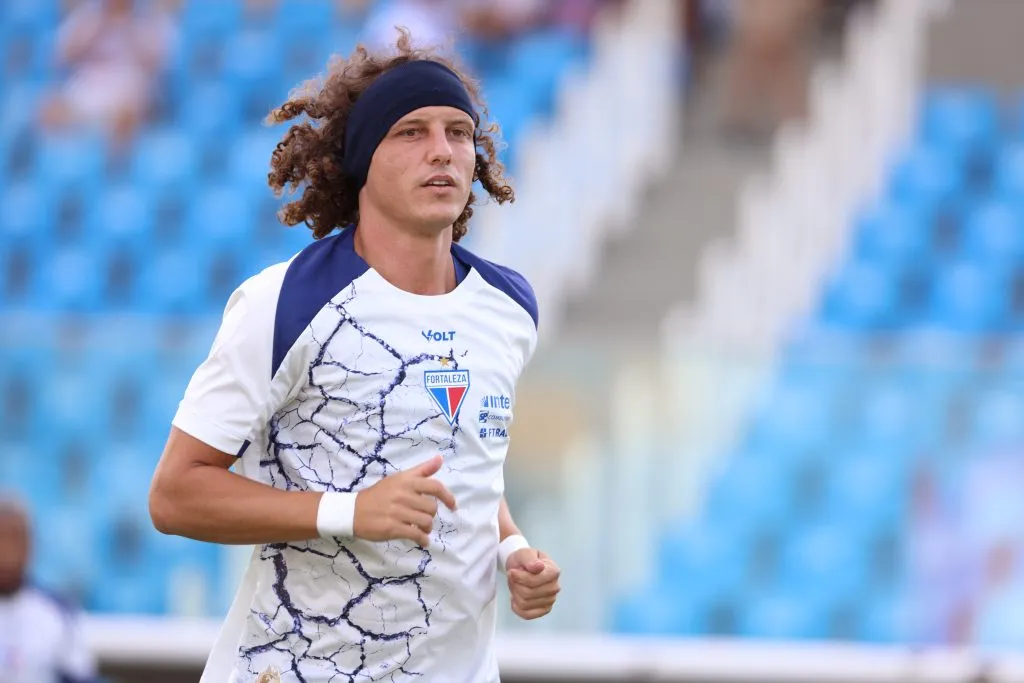 David Luiz jogador do Fortaleza durante partida contra o Floresta pelo campeonato Cearense 2025. Foto: Lucas Emanuel/AGIF