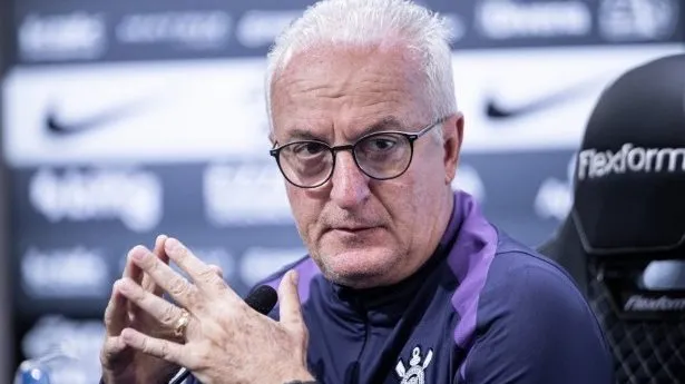 Dorival Júnior em coletiva de imprensa no CT do Corinthians. Foto: Reprodução