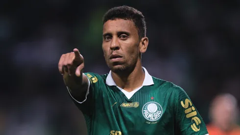 SP – SAO PAULO – 06/02/2025 – PAULISTA 2025, PALMEIRAS X CORINTHIANS – Marcos Rocha jogador do Palmeiras durante partida contra o Corinthians no estadio Arena Allianz Parque pelo campeonato Paulista 2025. Foto: Ettore Chiereguini/AGIF