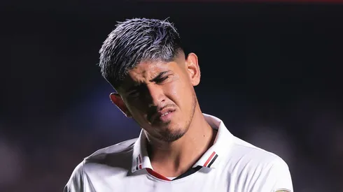 Alan Franco em partida pelo São Paulo.