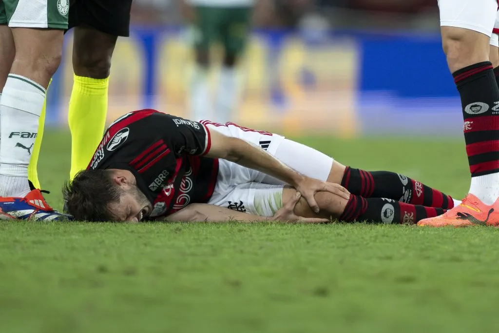 SP – RIO DE JANEIRO – 11/08/2024 – BRASILEIRO A 2024, FLAMENGO X PALMEIRAS – Vina jogador do Flamengo durante partida contra o Palmeiras no estadio Maracana pelo campeonato Brasileiro A 2024. Foto: Jorge Rodrigues/AGIF