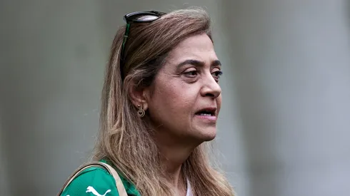 SP – SAO PAULO – 27/04/2025 – BRASILEIRO A 2025, PALMEIRAS X BAHIA – Leila Pereira presidente do Palmeiras antes da partida contra o Bahia no estadio Arena Allianz Parque pelo campeonato Brasileiro A 2025. Foto: Fabio Giannelli/AGIF