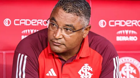 Roger Machado tecnico do Internacional durante partida contra o Fluminense no estadio Beira-Rio pelo campeonato Brasileiro A 2024. Foto: Maxi Franzoi/AGIF