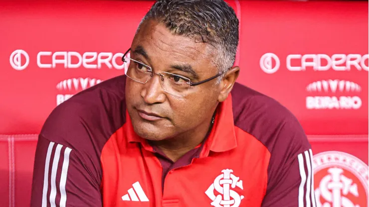 Roger Machado tecnico do Internacional durante partida contra o Fluminense no estadio Beira-Rio pelo campeonato Brasileiro A 2024. Foto: Maxi Franzoi/AGIF
