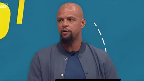 Felipe Melo comenta sobre Filipe Luís no Flamengo.. Foto reprodução: SporTV