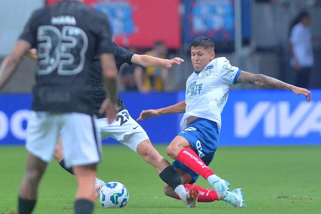 BA – SALVADOR – 30/03/2025 – BRASILEIRO A 2025, BAHIA X CORINTHIANS – Ramos Mingo, jogador do Bahia durante partida contra o Corinthians no estadio Arena Fonte Nova pelo campeonato Brasileiro A 2025. Foto: Walmir Cirne/AGIF