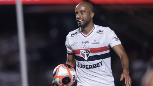 Lucas Moura jogador do Sao Paulo durante partida contra o Novorizontino no estadio Morumbi pelo campeonato Paulista 2025. Foto: Marcello Zambrana/AGIF
