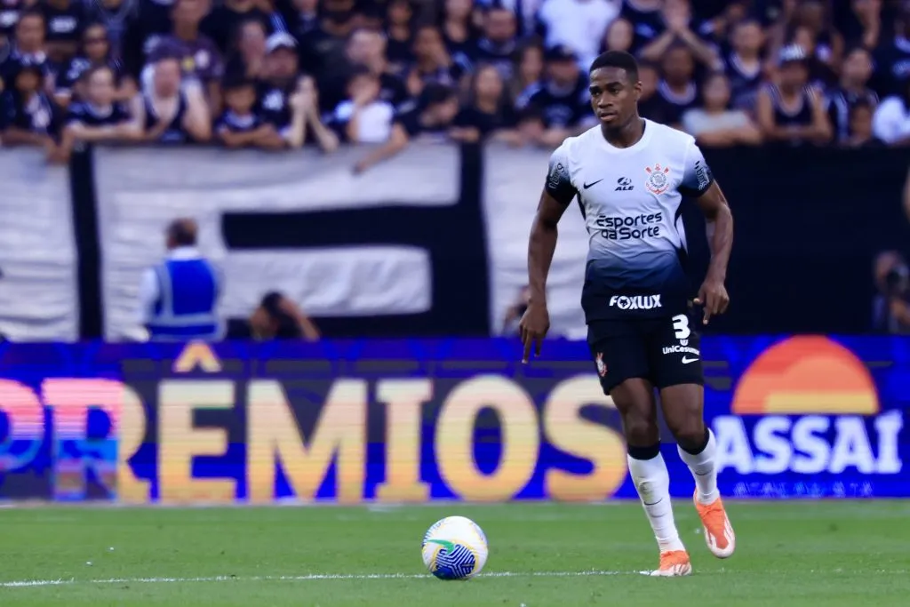 SP – SAO PAULO – 04/08/2024 – BRASILEIRO A 2024, CORINTHIANS X JUVENTUDE – Felix Torres jogador do Corinthians durante partida contra o Juventude no estadio Arena Corinthians pelo campeonato Brasileiro A 2024. Foto: Marcello Zambrana/AGIF