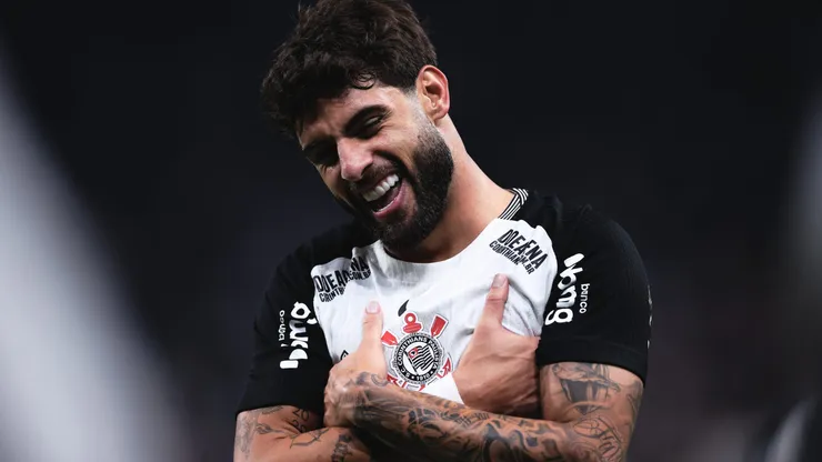 SP - SAO PAULO - 03/05/2025 - BRASILEIRO A 2025, CORINTHIANS X INTERNACIONAL - Yuri Alberto jogador do Corinthians comemora seu gol durante partida contra o Internacional no estadio Arena Corinthians pelo campeonato Brasileiro A 2025. Foto: Ettore Chiereguini/AGIF