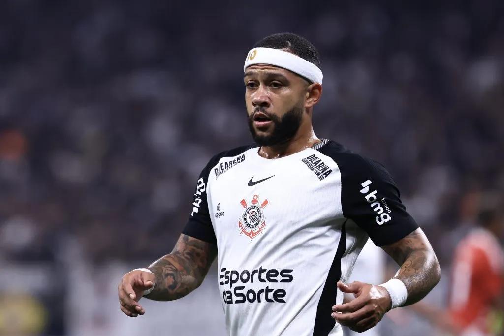 Memphis Depay, atacante do Corinthians. Foto: Marcello Zambrana/AGIF