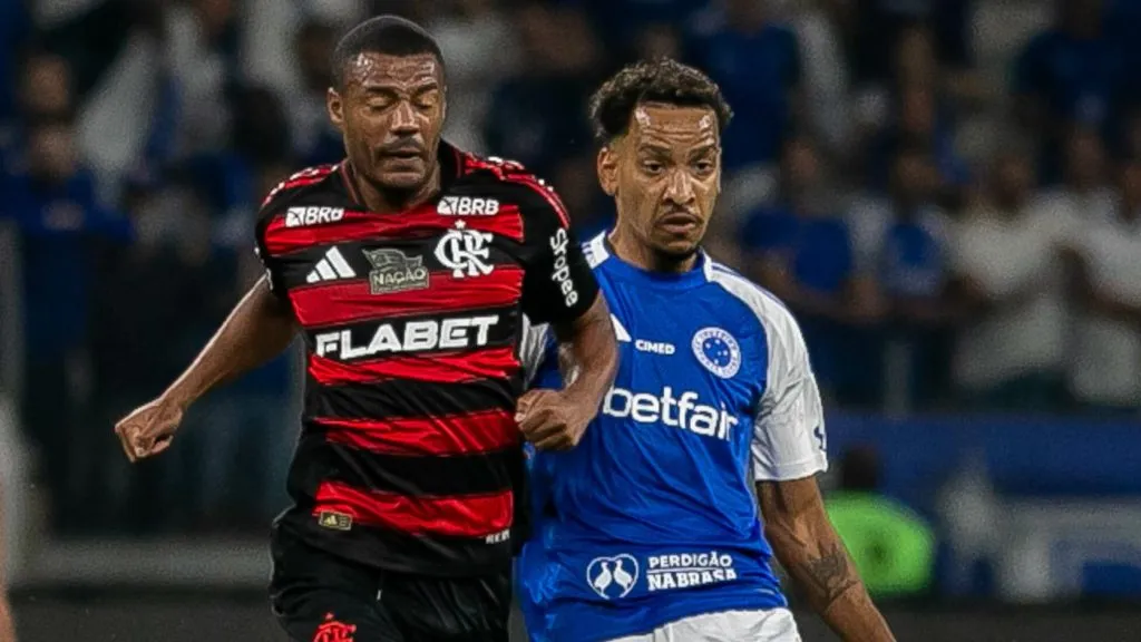 Cruzeiro x Flamengo. Foto: Fernando Moreno/AGIF