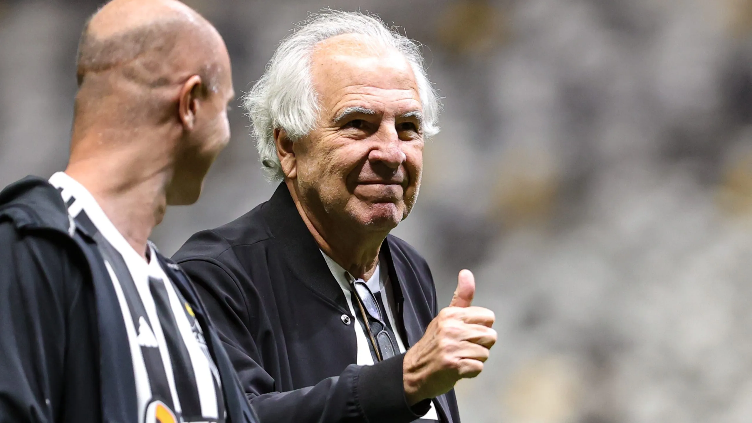 Rubens Menin socio Majoritario  da Galo Holding (SAF do Atletico) do Atletico-MG durante partida contra o Flamengo no estadio Arena MRV pelo campeonato Brasileiro A 2024. Foto: Gilson Lobo/AGIF