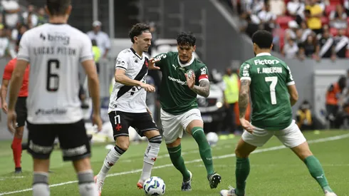 Vasco x Palmeiras pelo Brasileirão 2025. Mateus Bonomi/AGIF
