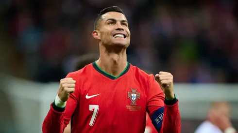 Cristiano Ronaldo em partida pela seleção de Portugal. (Photo by Rafal Oleksiewicz/Getty Images)