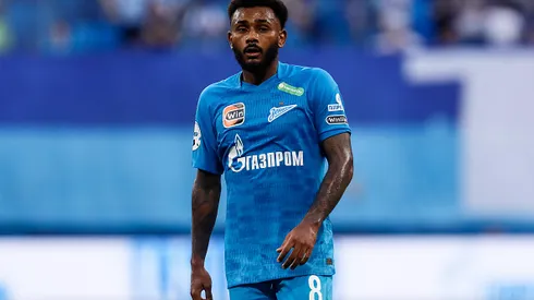 Wendel, reforço do Botafogo, atuando no Zenit-RUS