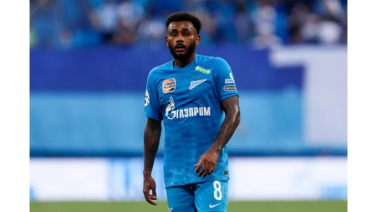 Wendel, reforço do Botafogo, atuando no Zenit-RUS