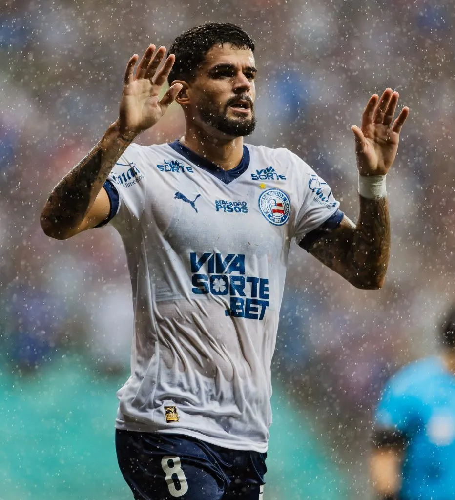 Cauly comemora gol contra o Botafogo pelo Brasileirão (Imagem: Letícia Martins/EC Bahia)