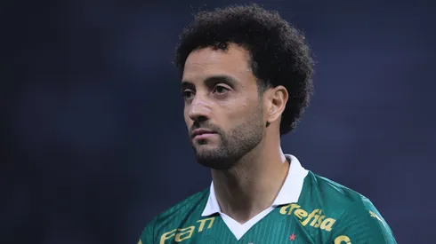 Felipe Anderson não jogará pelo Palmeiras contra o Cerro Porteño em Assunção. Foto: Ettore Chiereguini/AGIF
