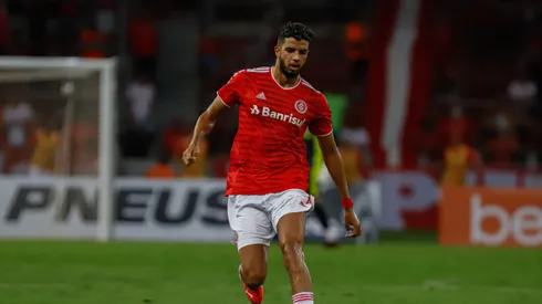 Kaique Rocha jogador do Internacional durante partida contra o Brasil de Pelotas no estadio Beira-Rio pelo campeonato Gaucho 2022.