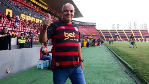 Yuri Romao Presidente do Sport durante a partida entre Sport e Maguary na Ilha do Retiro em Recife (PE), pelo campeonato pernambucano 2025. Foto: Marlon Costa/AGIF