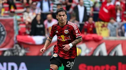 Felipe Carballo, jogador do Grêmio, atuando no NY Red Bulls