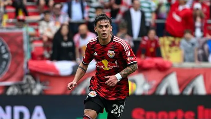 Felipe Carballo, jogador do Grêmio, atuando no NY Red Bulls