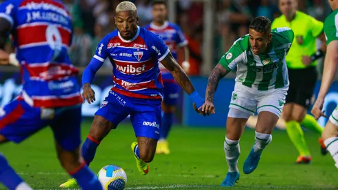 Marinho jogador do Fortaleza durante partida contra o Juventude no estádio Alfredo Jaconi pelo campeonato Brasileiro A 2024. Foto: Luiz Erbes/AGIF