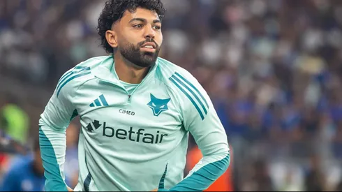 Gabigol jogador do Cruzeiro durante partida contra o Flamengo