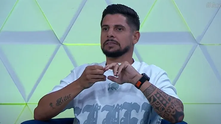 Cicinho analisa o Flamengo na Libertadores. Reprodução: Band