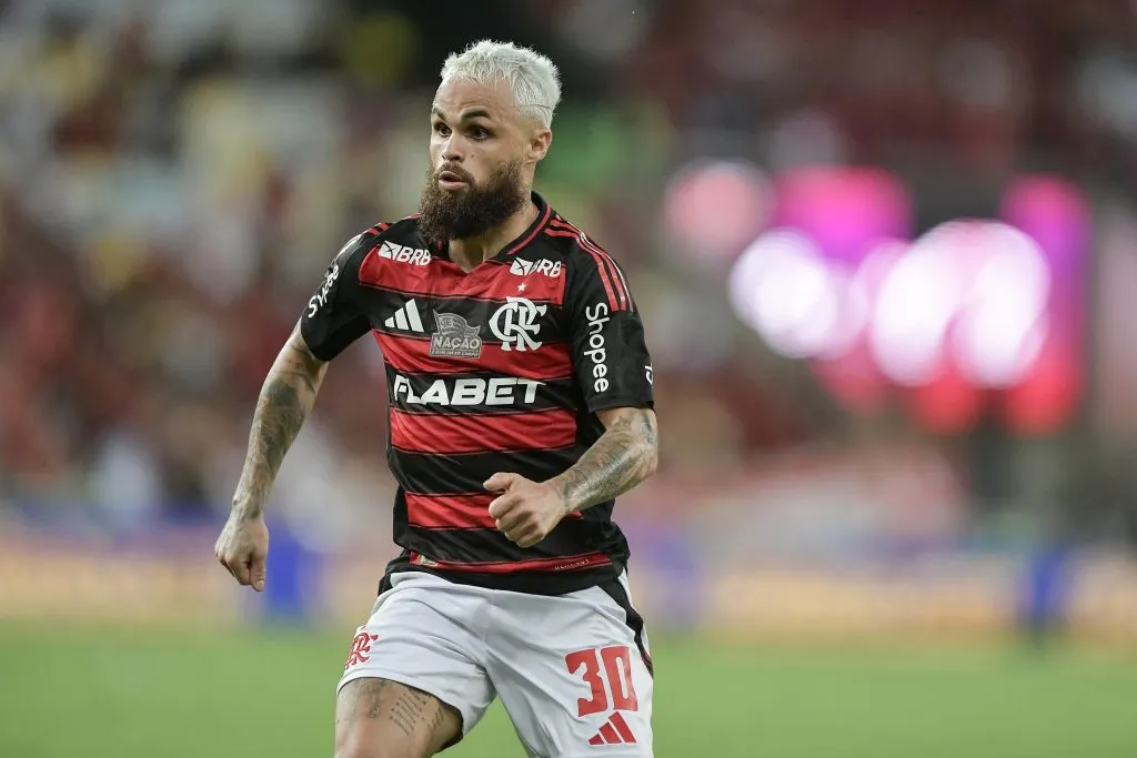 RJ – RIO DE JANEIRO – 10/05/2025 – BRASILEIRO A 2025, FLAMENGO X BAHIA – Michael jogador do Flamengo durante partida contra o Bahia no estadio Maracana pelo campeonato Brasileiro A 2025. Foto: Thiago Ribeiro/AGIF