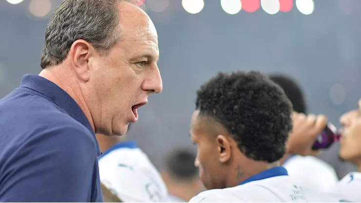 Rogerio Ceni tecnico do Bahia durante partida contra o Flamengo