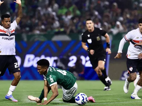 Estevão é alvo de críticas por parte da torcida do Palmeiras