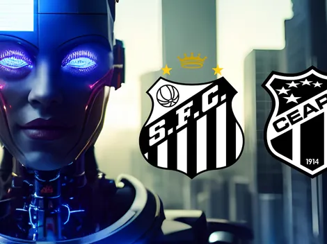 Inteligência artificial revela palpite de Santos x Ceará pelo Brasileirão