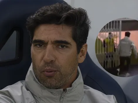 Abel Ferreira corre para fugir de cartão vermelho em Palmeiras x São Paulo