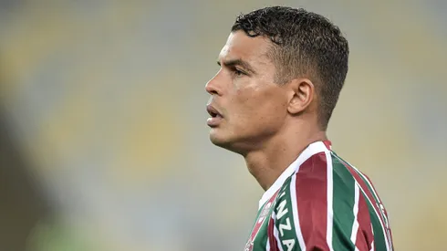 Thiago Silva jogador do Fluminense durante partida contra o Flamengo no estadio Maracana pelo campeonato Carioca 2025. Foto: Thiago Ribeiro/AGIF