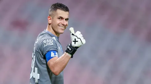 Goleiro Marcelo Grohe, campeão da Copa Libertadores pelo Grêmio. (Photo by Yasser Bakhsh/Getty Images)