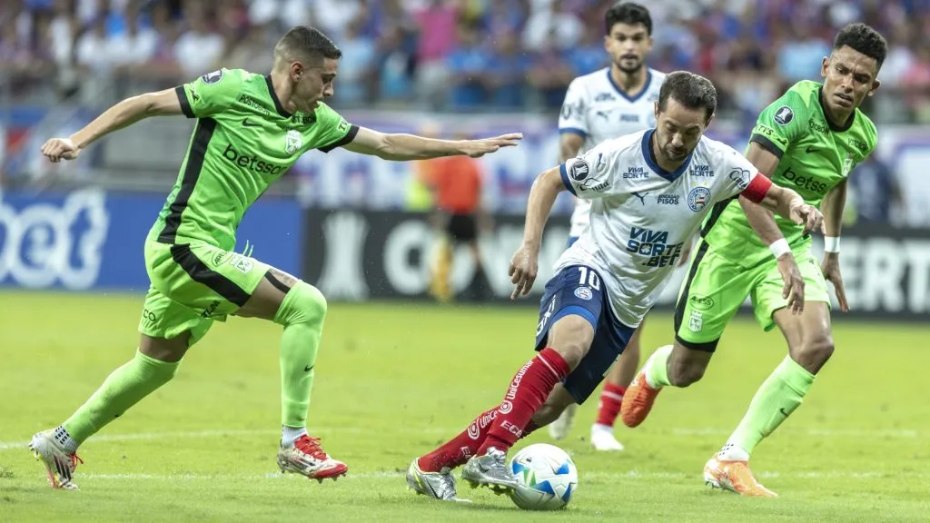 Bahia x Atlético Nacional se enfrentam pela Copa Libertadores. Fotos: Rafael Rodrigues/EC Bahia