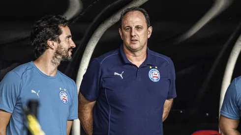 PA - BELEM - 30/04/2025 - COPA DO BRASIL 2025, PAYSANDU X BAHIA - Rogerio Ceni tecnico do Bahia durante partida contra o Paysandu no estadio Mangueirao pelo campeonato Copa Do Brasil 2025. Foto: Marcos Junior/AGIF