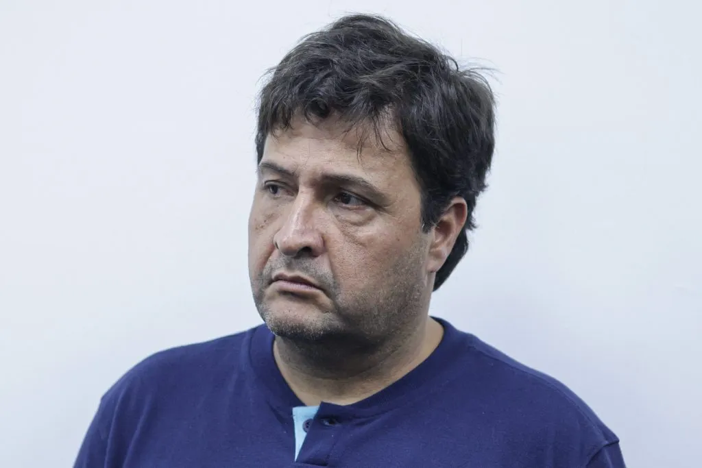 Alberto Guerra, presidente do Grêmio, após a partida contra o Operário na Copa do Brasil de 2024. Foto: Joao Vitor Rezende Borba/AGIF