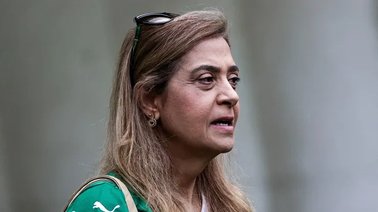 SP - SAO PAULO - 27/04/2025 - BRASILEIRO A 2025, PALMEIRAS X BAHIA - Leila Pereira presidente do Palmeiras antes da partida contra o Bahia no estadio Arena Allianz Parque pelo campeonato Brasileiro A 2025. Foto: Fabio Giannelli/AGIF