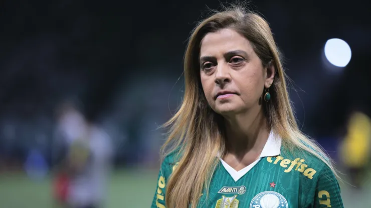 SP - SAO PAULO - 07/08/2024 - COPA DO BRASIL 2024, PALMEIRAS X FLAMENGO - leila pereira presidente do Palmeiras durante partida contra o Flamengo no estadio Arena Allianz Parque pelo campeonato Copa Do Brasil 2024. Foto: Ettore Chiereguini/AGIF
