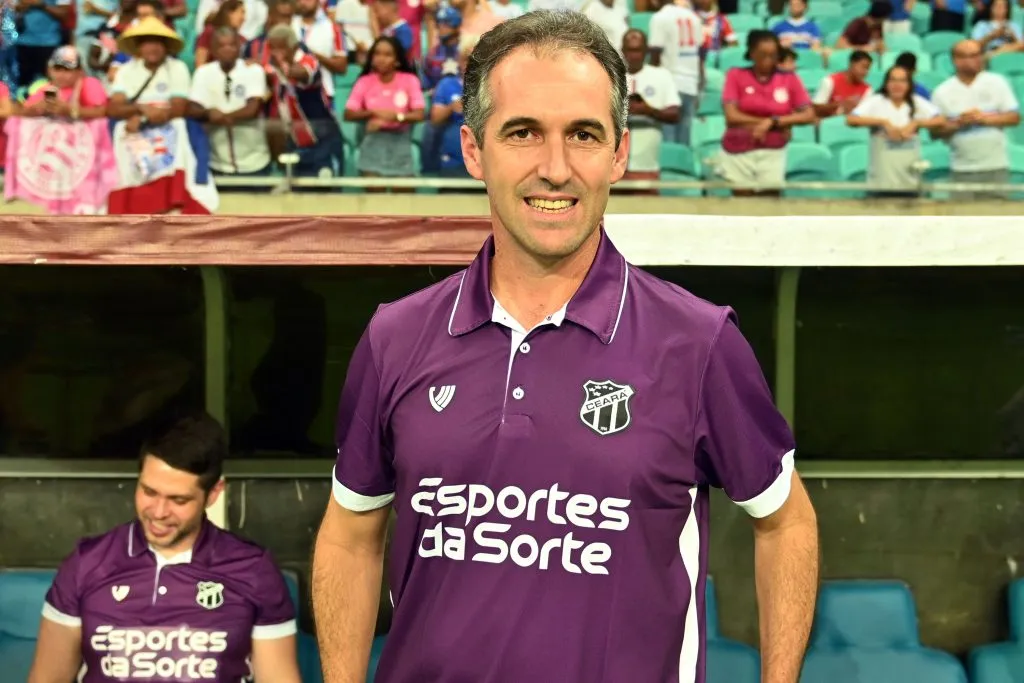 Léo Condé, treinador do Ceará. Foto: Walmir Cirne/AGIF