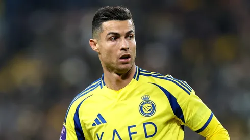 Cristiano Ronaldo em partida pelo Al-Nassr. (Photo by Abdullah Ahmed/Getty Images)